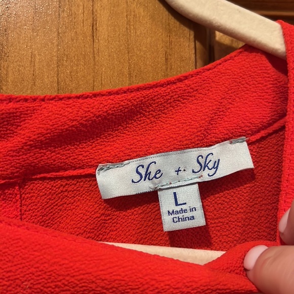 She + Sky bell sleeve blouse - Picture 3 of 5